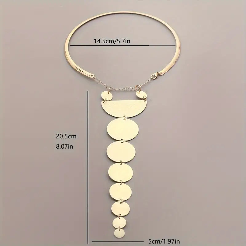 Collar de Metal Dorado